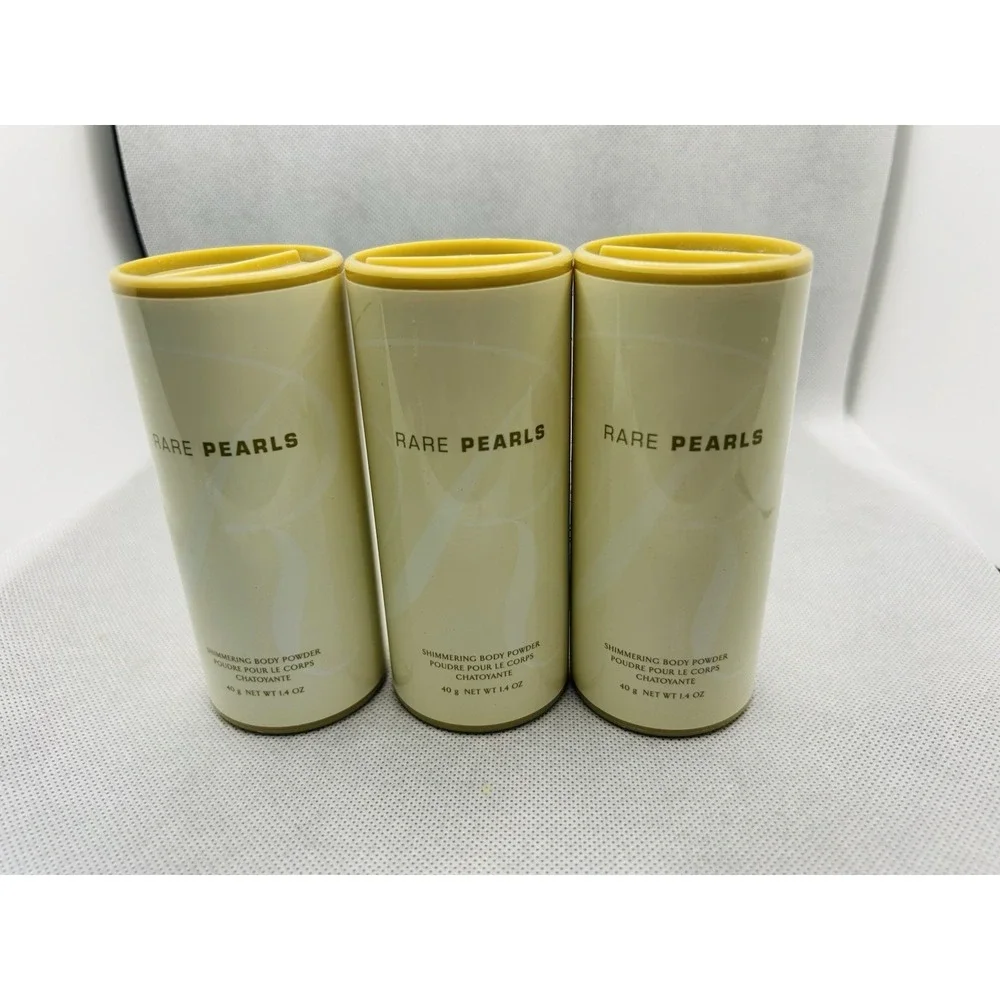 (Lot Of 3) Avon Rare Pearls Shimmering Body Powder (Sealed) Discontinued NOS ***